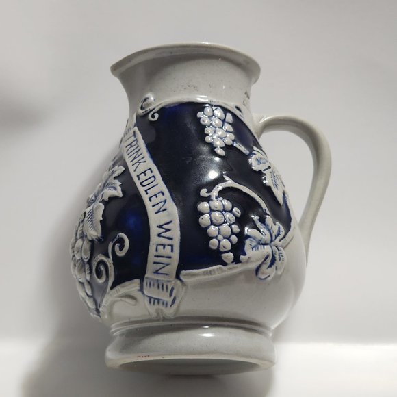 Ceramic Pottery Trink Edlen Wein Aus Kuhlem Stein Pitcher - Picture 2 of 4